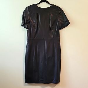 Black leather Antonio Melani dress size 12